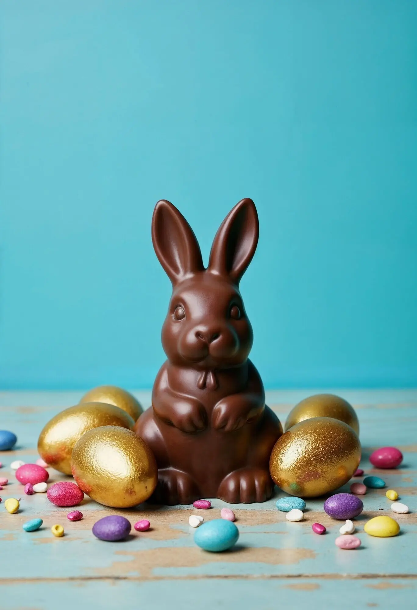 Osterhase aus Schokolade